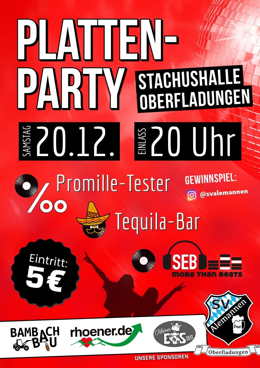 Plattenparty in Oberfladungen 2025